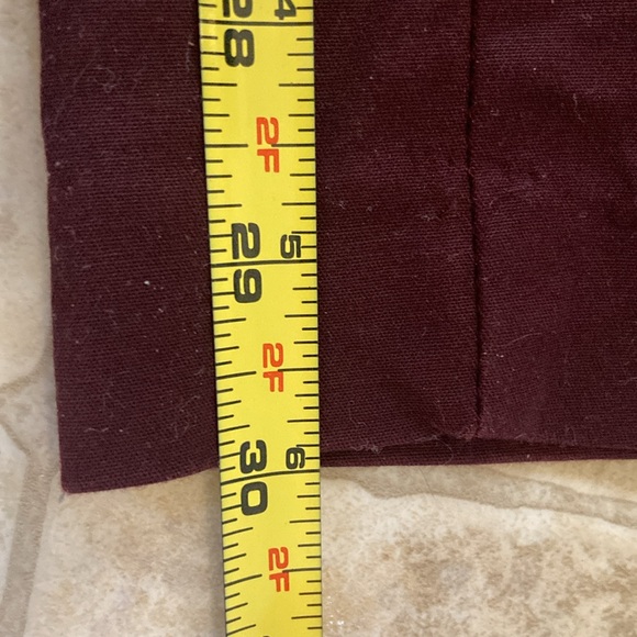 Dalia Collection Modern Fit Burgundy Women’s Dress Pants Size 10 - Picture 6 of 7